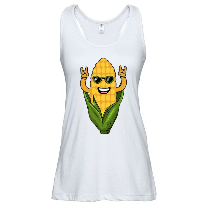 Corn Design For Women Sweet Corn On The Cob Lovers Ladies Essential Flowy Tank