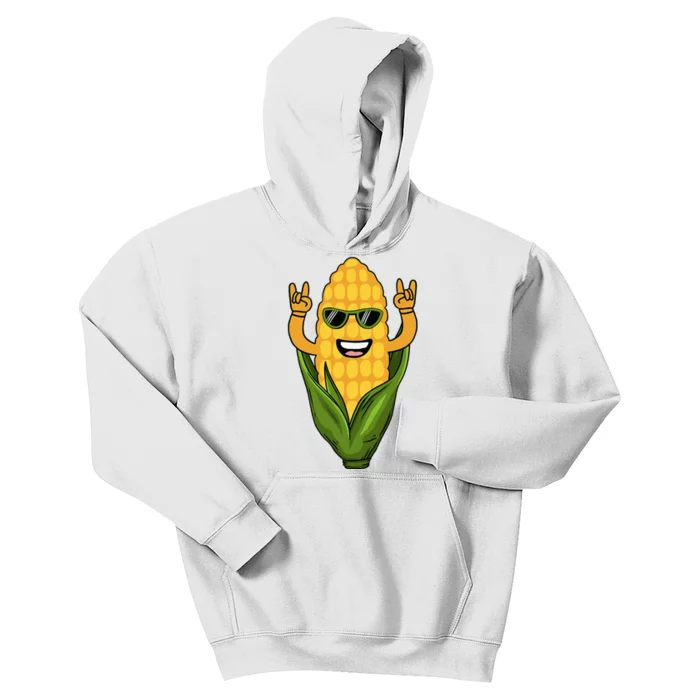 Corn Design For Women Sweet Corn On The Cob Lovers Kids Hoodie