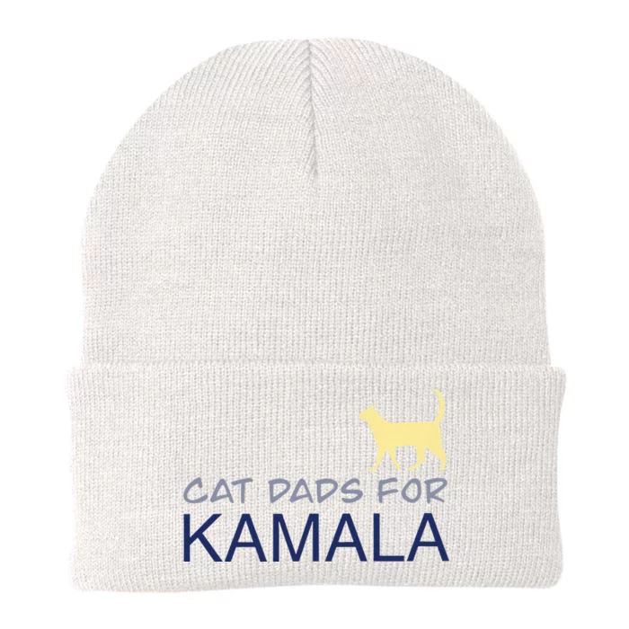 Cat Dads For Kamala Harris For President 2024 Knit Cap Winter Beanie