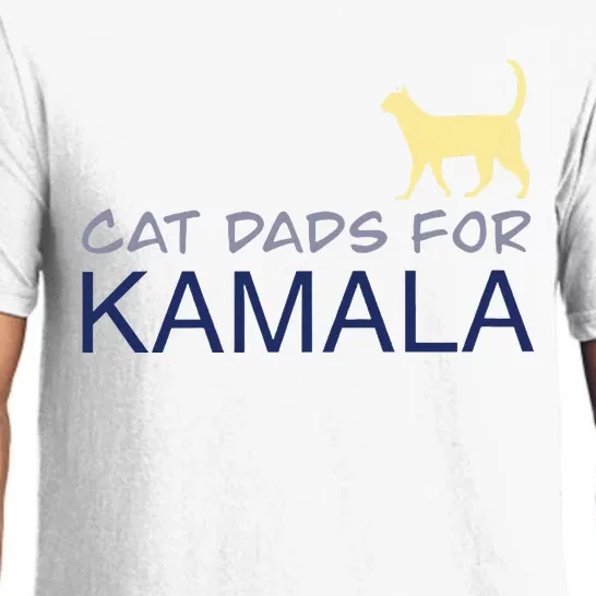 Cat Dads For Kamala Harris For President 2024 Pajama Set