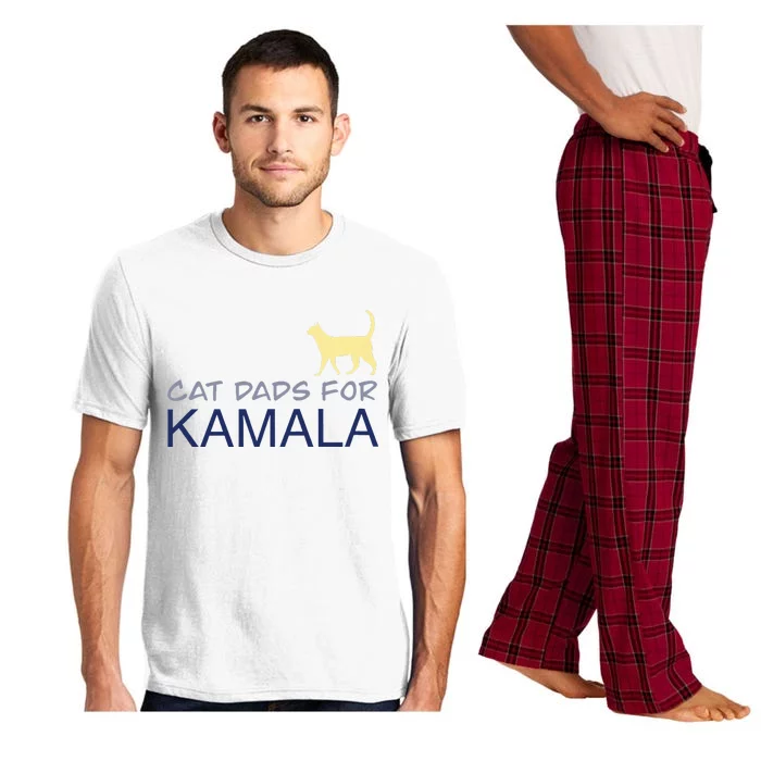 Cat Dads For Kamala Harris For President 2024 Pajama Set