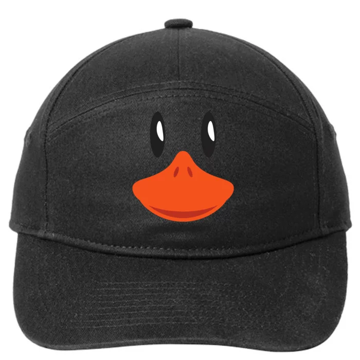 Cute Duck Face Awesome Halloween Costume Gift 7-Panel Snapback Hat