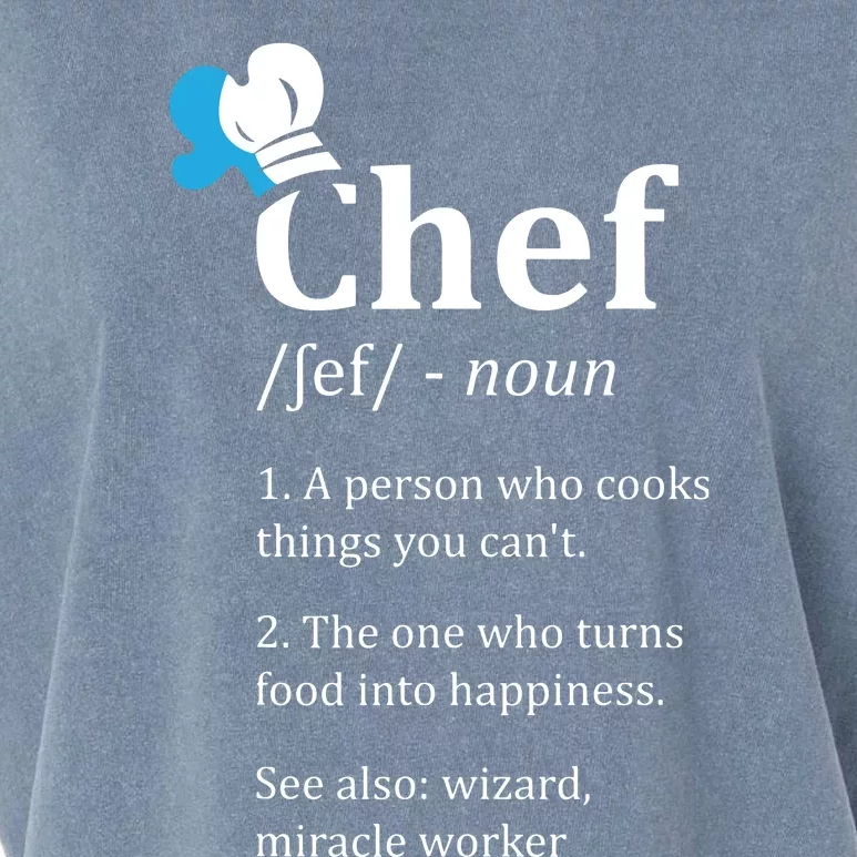 Chef Definition Funny Garment-Dyed Women's Muscle Tee