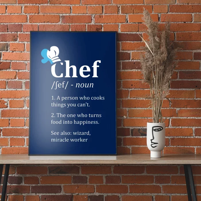 Chef Definition Funny Poster