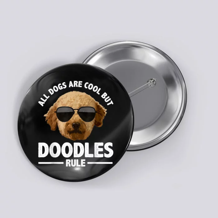 Cute Doodle For Men Women Golden Doodle Labradoodle Dog Button