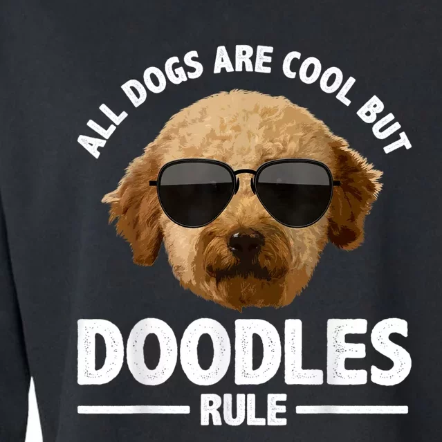 Cute Doodle For Men Women Golden Doodle Labradoodle Dog Cropped Pullover Crew