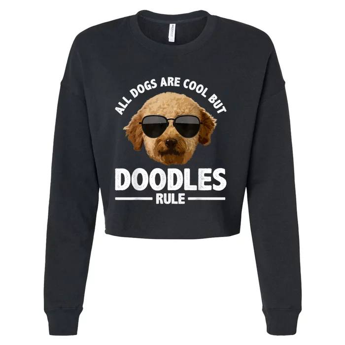 Cute Doodle For Men Women Golden Doodle Labradoodle Dog Cropped Pullover Crew