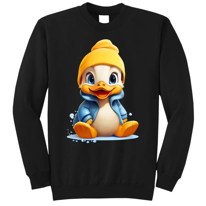 Cute Duckling Funny Duckling Lover Baby Duck Tall Sweatshirt