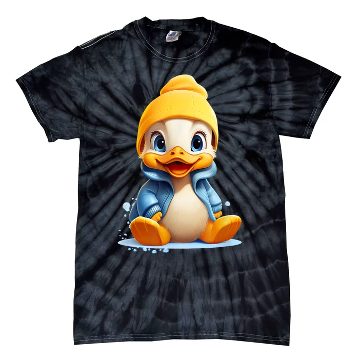 Cute Duckling Funny Duckling Lover Baby Duck Tie-Dye T-Shirt