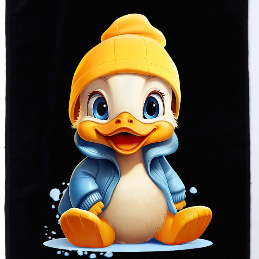 Cute Duckling Funny Duckling Lover Baby Duck Platinum Collection Golf Towel