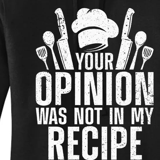 Chef Design For Cooking Lover Culinary Cook Women's Pullover Hoodie