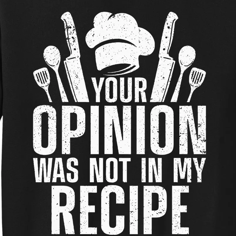 Chef Design For Cooking Lover Culinary Cook Tall Sweatshirt