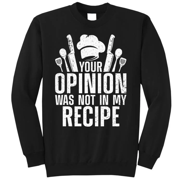 Chef Design For Cooking Lover Culinary Cook Tall Sweatshirt