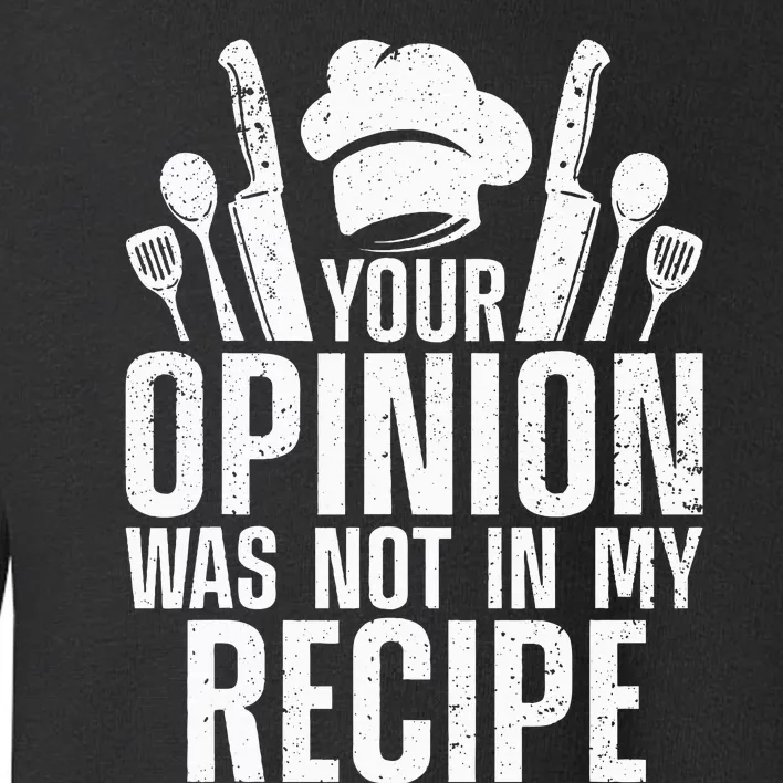 Chef Design For Cooking Lover Culinary Cook Toddler Sweatshirt