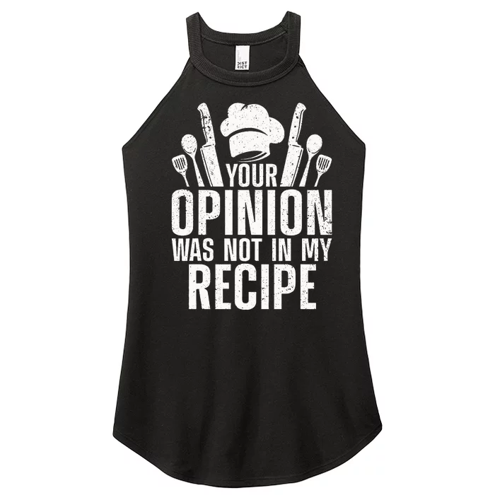 Chef Design For Cooking Lover Culinary Cook Women’s Perfect Tri Rocker Tank