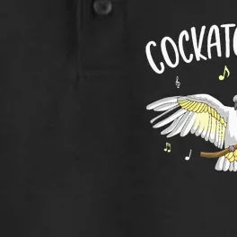 Cockatoo Dad Funny Parrot Bird Dry Zone Grid Performance Polo