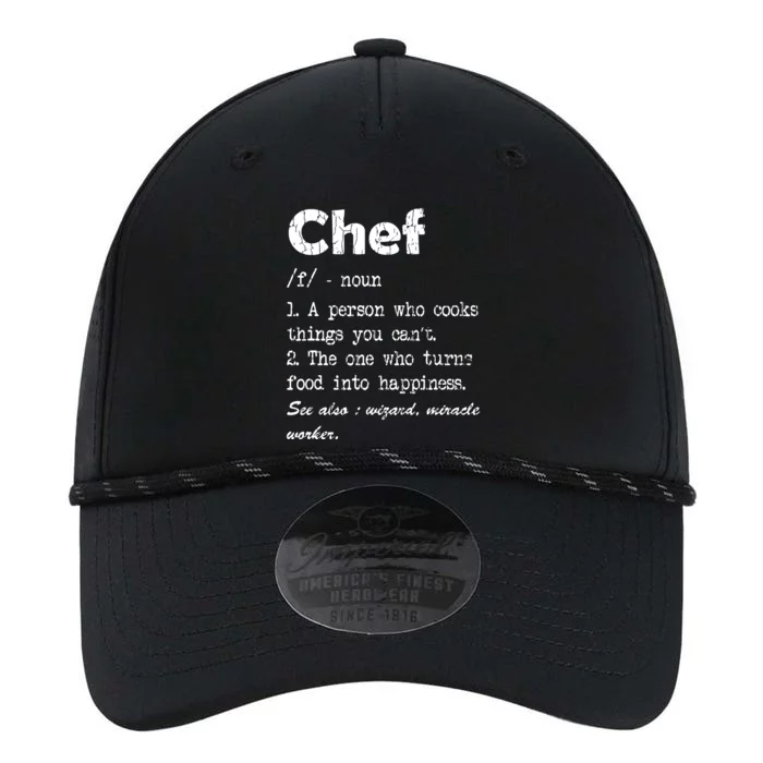 Chef Definition Funny Cook Cooking Graphic Performance The Dyno Cap