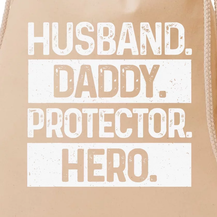 Cool Daddy For Dad Husband Hero Protector Male Parent Drawstring Bag