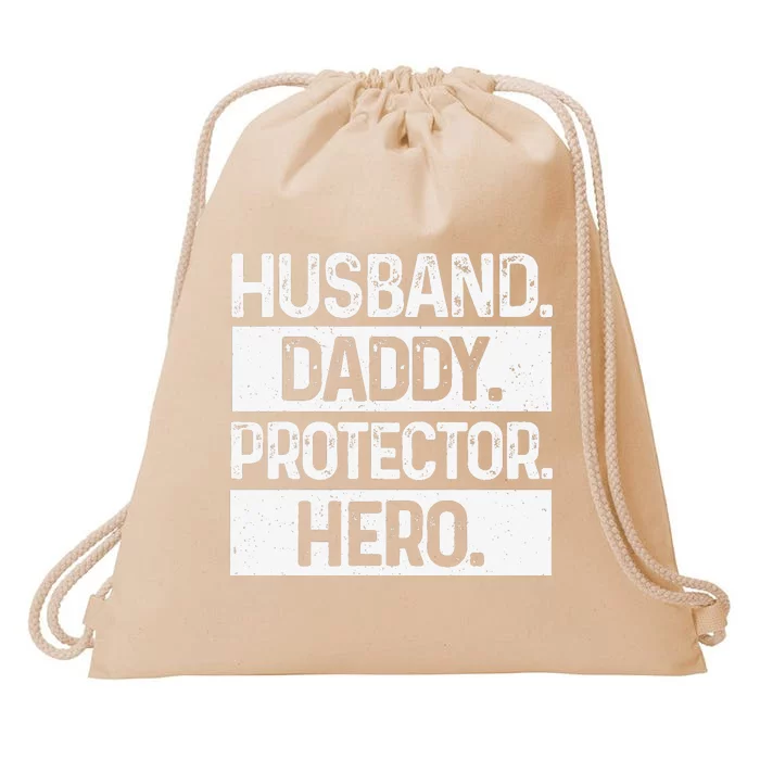 Cool Daddy For Dad Husband Hero Protector Male Parent Drawstring Bag