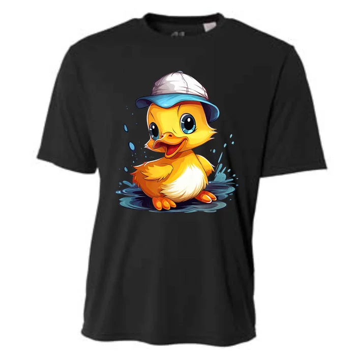 Cute Duckling Funny Duckling Lover Baby Duck Cooling Performance Crew T-Shirt