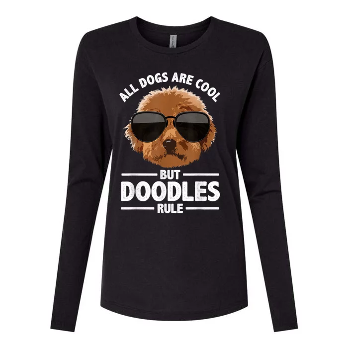 Cute Doodle For Men Women Golden Doodle Labradoodle Dog Womens Cotton Relaxed Long Sleeve T-Shirt