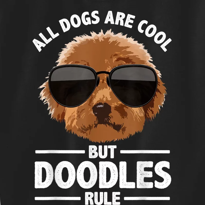 Cute Doodle For Men Women Golden Doodle Labradoodle Dog Kids Sweatshirt