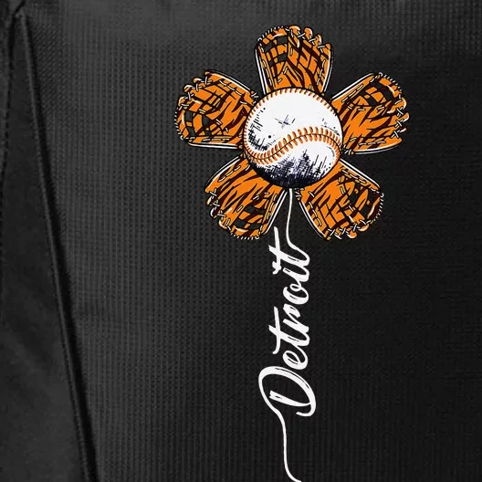 Cute Detroit Flower Souvenir I Love Detroit City Backpack