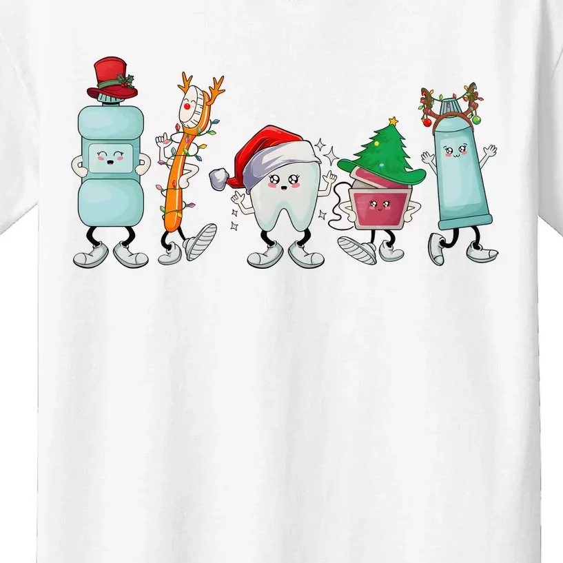 Christmas Dentist Funny Christmas Dental Kids T-Shirt