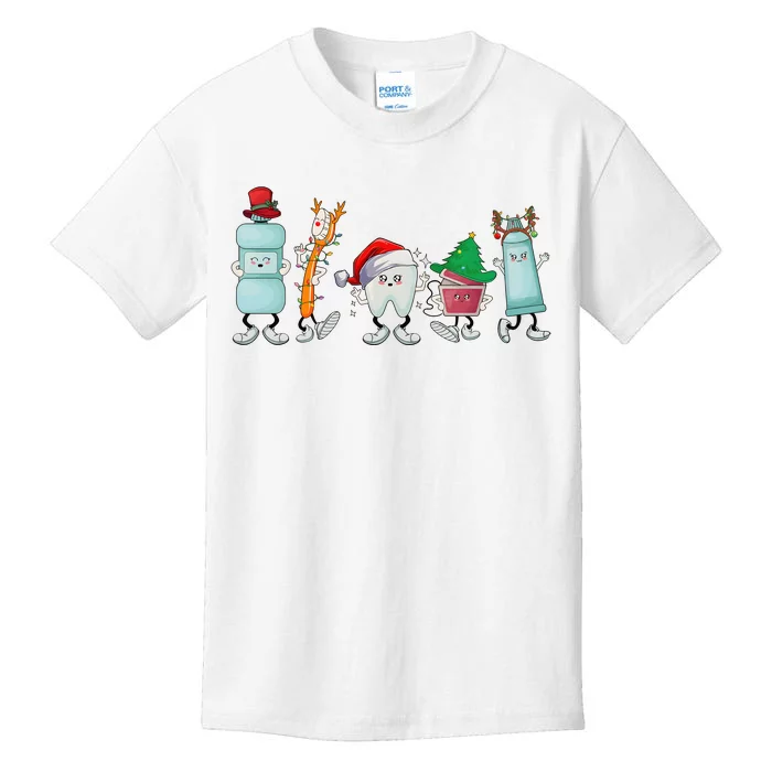 Christmas Dentist Funny Christmas Dental Kids T-Shirt