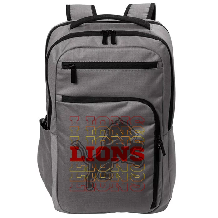 Cool Detroit Football Lions Impact Tech Backpack