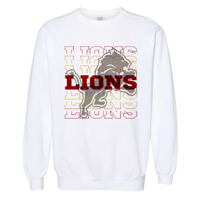 Cool Detroit Football Lions Garment-Dyed Sweatshirt