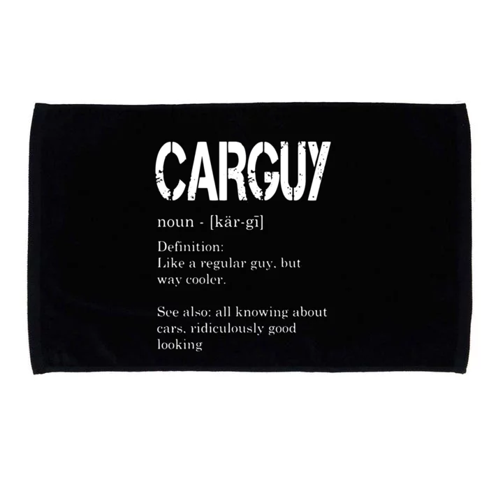 Carguy Definition Funny Car Lover Gift Microfiber Hand Towel