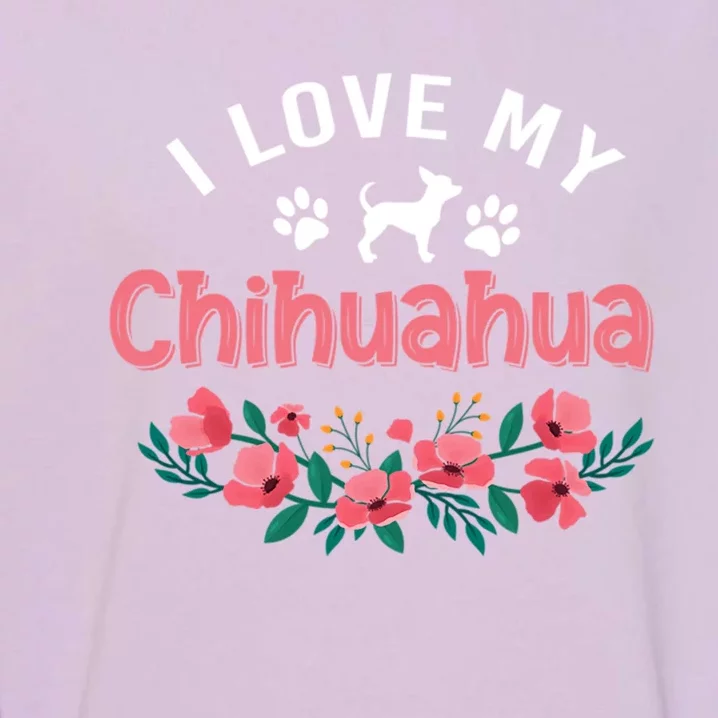 Chihuahua Dog Funny Gift Cute Chihuahua Dog Christmas Gift Garment-Dyed Sweatshirt