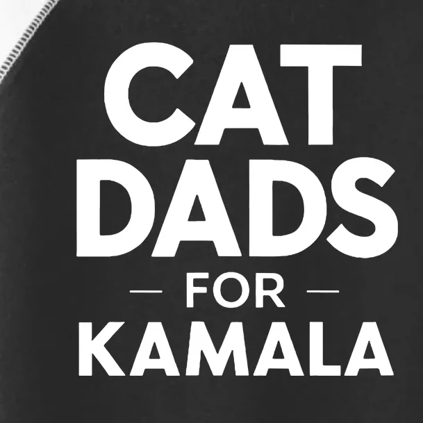 Cat Dads For Kamala President Harris Democrat Vote Blue 2024 Toddler Fine Jersey T-Shirt