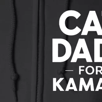 Cat Dads For Kamala President Harris Democrat Vote Blue 2024 Full Zip Hoodie