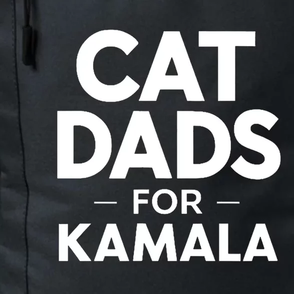 Cat Dads For Kamala President Harris Democrat Vote Blue 2024 Daily Commute Backpack