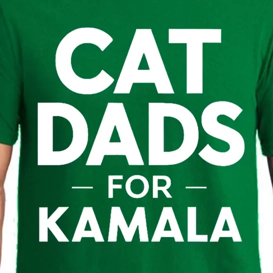 Cat Dads For Kamala President Harris Democrat Vote Blue 2024 Pajama Set