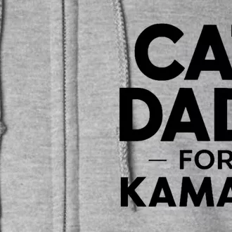 Cat Dads For Kamala President Harris Democrat Vote Blue 2024 Full Zip Hoodie