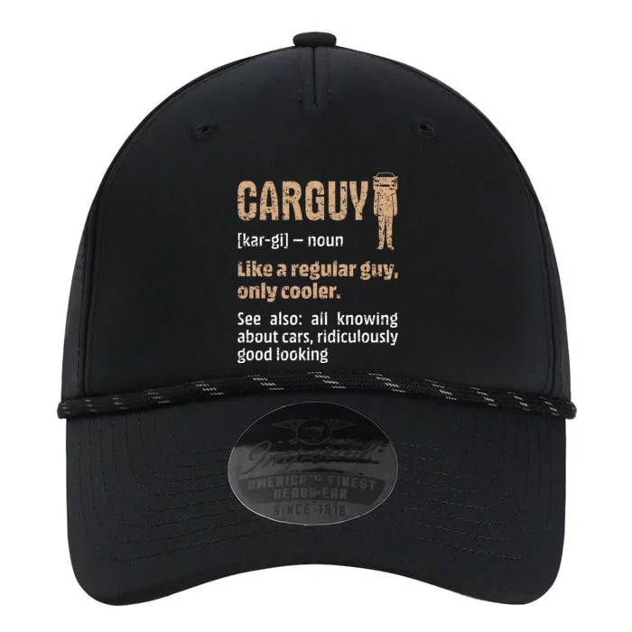 Carguy Definition Funny Friend Car Lover Cars Themed Meaningful Gift Performance The Dyno Cap