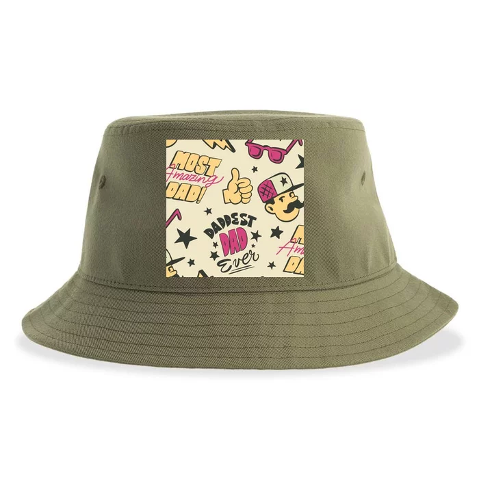 Cool Dad Father's Day Sustainable Bucket Hat