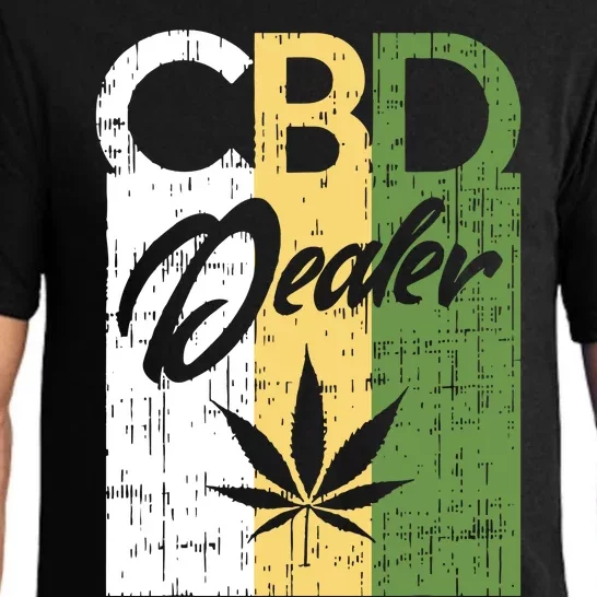 CBD Dealer For Budtenders Marijuana Happy 420 Weed Lover Pajama Set