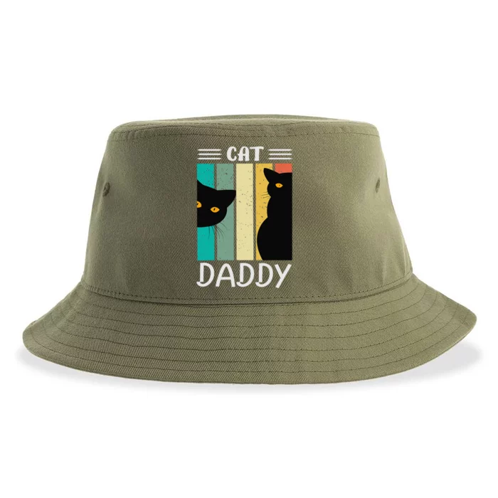 Cat Daddy Funny Cats For For Fathers Day Sustainable Bucket Hat