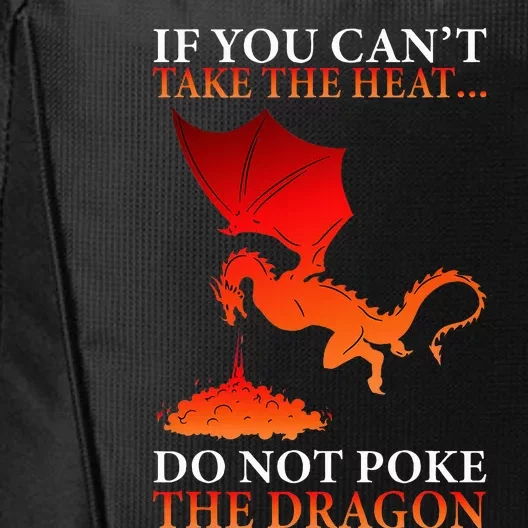 Cool Dragon Flamespewing Flying Mythical Creature City Backpack