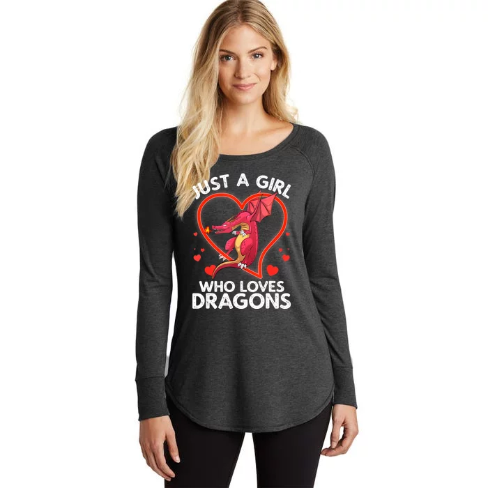 Cool Dragon For Women Dragons Mythical Dragon Lovers Women's Perfect Tri Tunic Long Sleeve Shirt