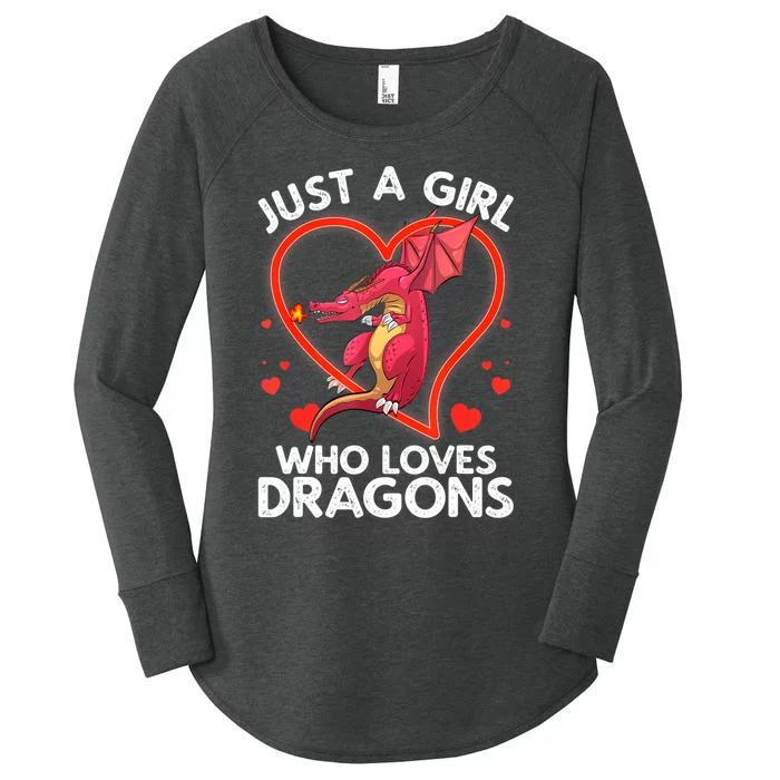 Cool Dragon For Women Dragons Mythical Dragon Lovers Women's Perfect Tri Tunic Long Sleeve Shirt