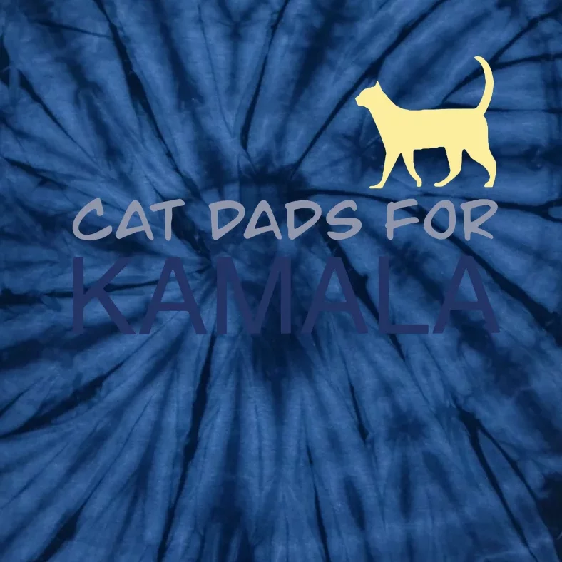 Cat Dads For Kamala Harris For President 2024 Tie-Dye T-Shirt