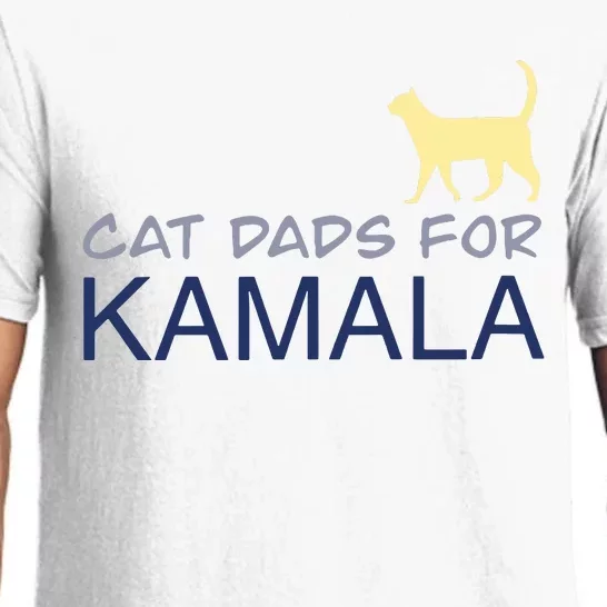 Cat Dads For Kamala Harris For President 2024 Pajama Set