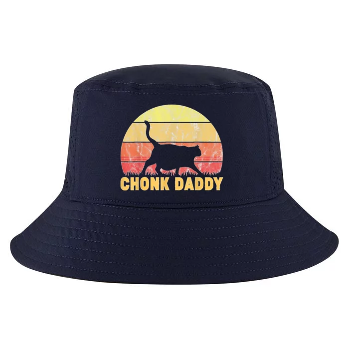 Chonk Daddy Fat Cat Dad Lover Meme Gifts Cool Comfort Performance Bucket Hat