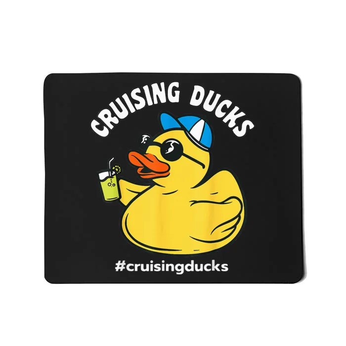 Cruising Ducks Family Cruise Matching Cruise Duck Mousepad