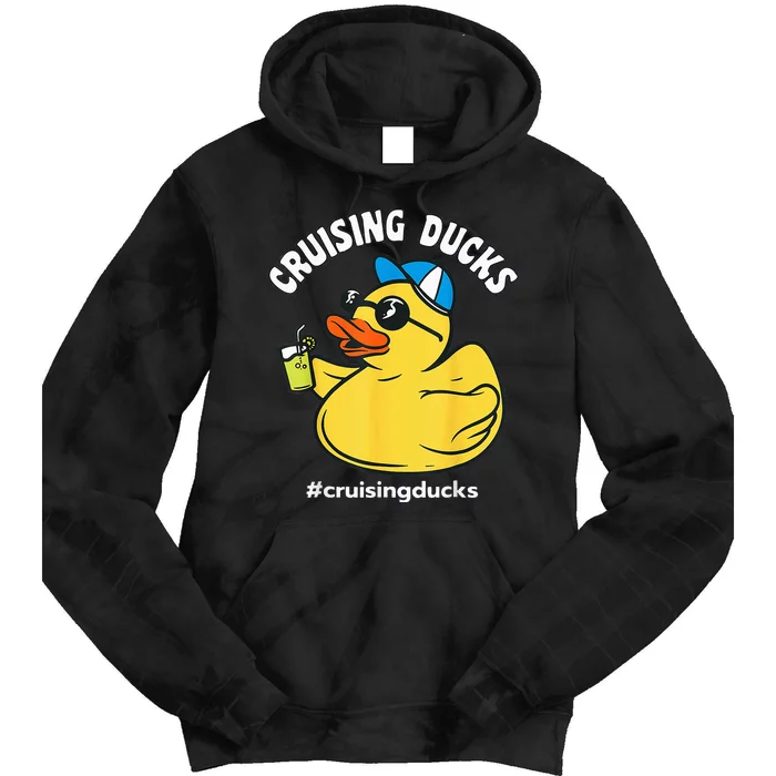 Cruising Ducks Family Cruise Matching Cruise Duck Tie Dye Hoodie